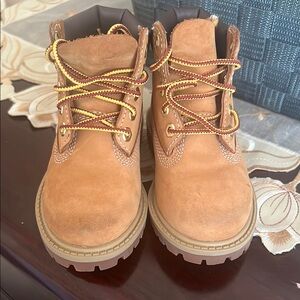Timberland Tan Lace-Up Boots